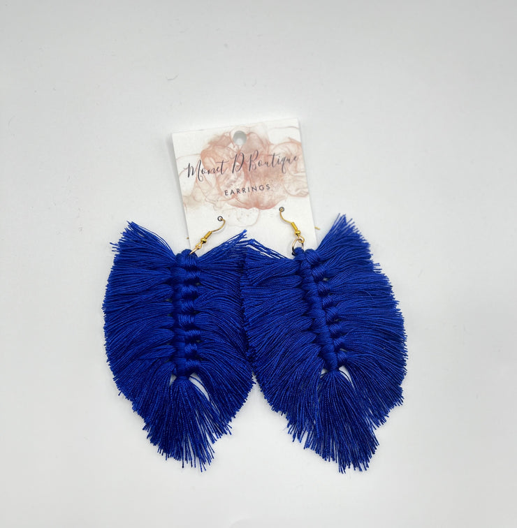 Bohemian Fringe Blue